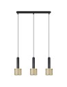 Light Prestige Lampa wisząca Amo czarno-złota 3xE27 LP-0702/3L GD