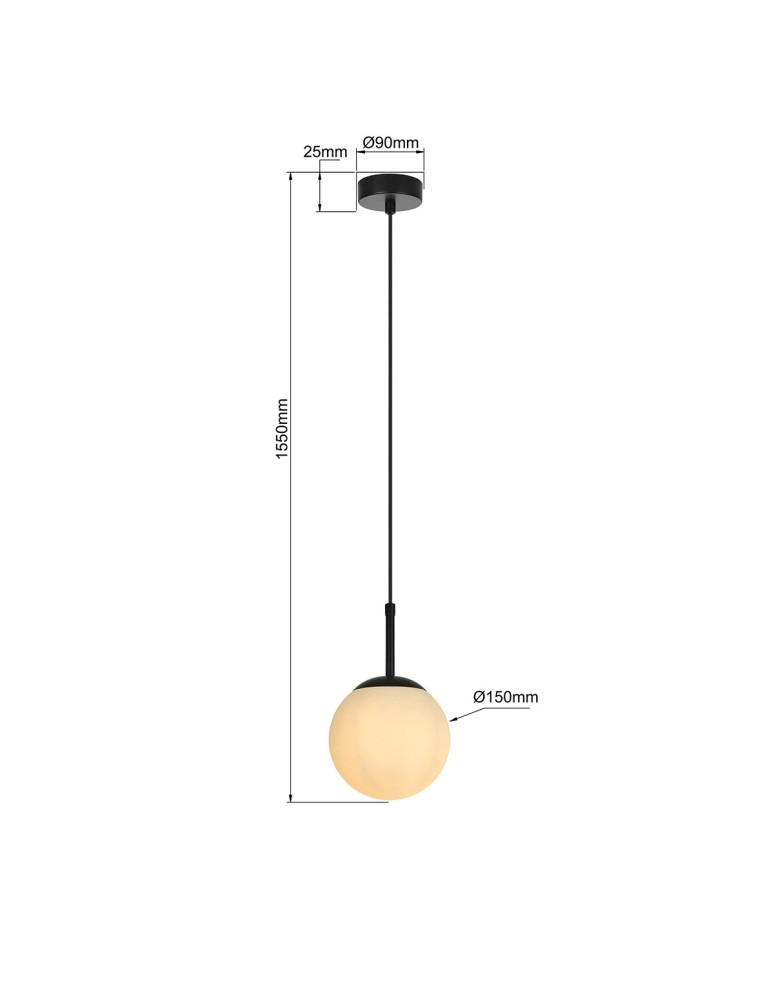 Light Prestige Lampa wisząca Dorado czarna 1xE14 LP-002/1P BK Light Prestige Lampa wisząca Dorado czarna 1xE14 LP-002/1P BK