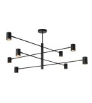 Light Prestige Lampa wisząca Snow 8 czarna 8xGU10 LP-731/8P BK Light Prestige Lampa wisząca Snow 8 czarna 8xGU10 LP-731/8P BK