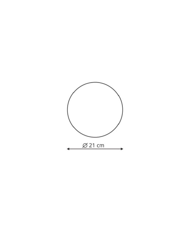 Light Prestige Plafon Platillo 21 cm czarny LED CCT LP-8102/1C-12W BK CCT