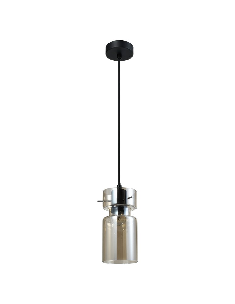 Light Prestige Pojedyncza lampa wisząca Nivio dymna 1xE27 LP-2811/1P AM Light Prestige Pojedyncza lampa wisząca Nivio dymna 1xE27 LP-2811/1P AM