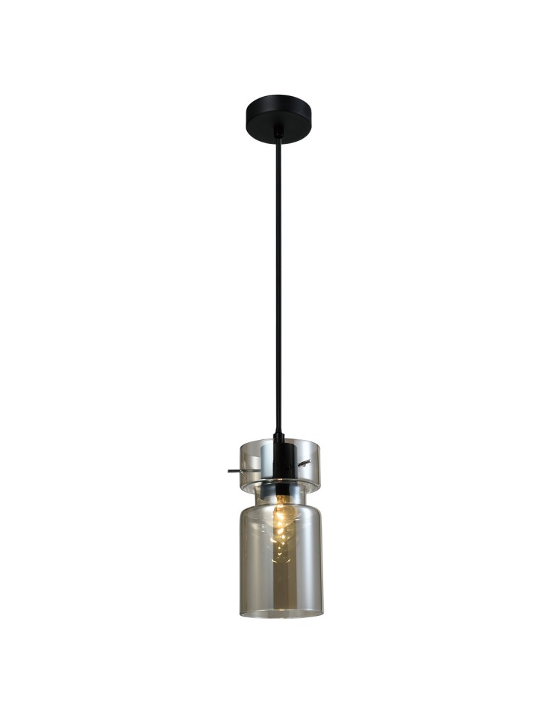 Light Prestige Pojedyncza lampa wisząca Nivio dymna 1xE27 LP-2811/1P AM Light Prestige Pojedyncza lampa wisząca Nivio dymna 1xE27 LP-2811/1P AM