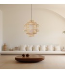 Lampy wiszące boho - Light Prestige Lampa wisząca Stela ratanowa 1xE27 LP-2026/1P - product 2