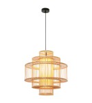 Lampy wiszące boho - Light Prestige Lampa wisząca Stela ratanowa 1xE27 LP-2026/1P - product 3