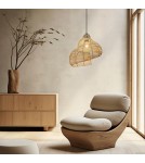 Light Prestige Ratanowa lampa wisząca Shella 40 cm jasne drewno 1xE27 LP-1806/1P 40cm Light Prestige Ratanowa lampa wisząca Shella 40 cm jasne drewno 1xE27 LP-1806/1P 40cm