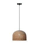 Light Prestige Ratanowa lampa wisząca Kanso 40 cm jasne drewno 1xE27 LP-2025/1P 40 cm Light Prestige Ratanowa lampa wisząca Kanso 40 cm jasne drewno 1xE27 LP-2025/1P 40 cm