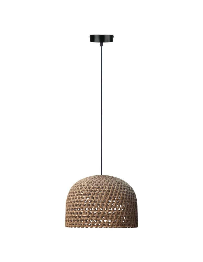 Light Prestige Ratanowa lampa wisząca Kanso 40 cm jasne drewno 1xE27 LP-2025/1P 40 cm Light Prestige Ratanowa lampa wisząca Kanso 40 cm jasne drewno 1xE27 LP-2025/1P 40 cm