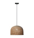 Lampy wiszące boho - Light Prestige Ratanowa lampa wisząca Kanso 50 cm jasne drewno 1xE27 LP-2025/1P 50 cm - product 1