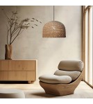 Lampy wiszące boho - Light Prestige Ratanowa lampa wisząca Kanso 50 cm jasne drewno 1xE27 LP-2025/1P 50 cm - product 2