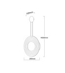 Light Prestige Kinkiet Bell bursztynowy LED CCT LP-1702/1W AM Light Prestige Kinkiet Bell bursztynowy LED CCT LP-1702/1W AM