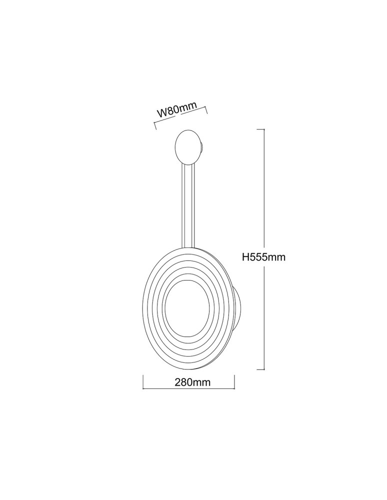 Light Prestige Kinkiet Bell bursztynowy LED CCT LP-1702/1W AM Light Prestige Kinkiet Bell bursztynowy LED CCT LP-1702/1W AM