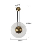 Light Prestige Kinkiet Bell transparentny LED CCT LP-1702/1W TR Light Prestige Kinkiet Bell transparentny LED CCT LP-1702/1W TR