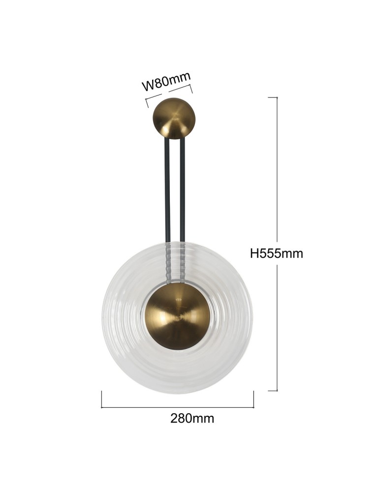 Light Prestige Kinkiet Bell transparentny LED CCT LP-1702/1W TR Light Prestige Kinkiet Bell transparentny LED CCT LP-1702/1W TR