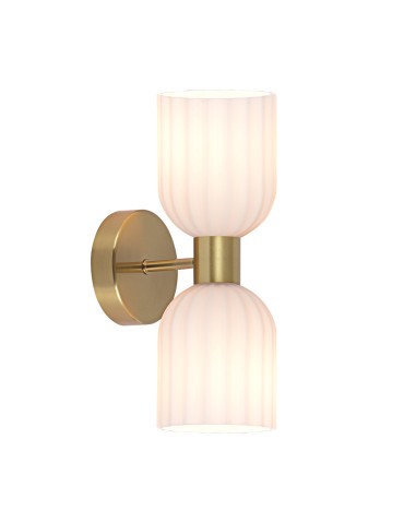Light Prestige Podwójny kinkiet Piega biały 2xE14 LP-939/2W white