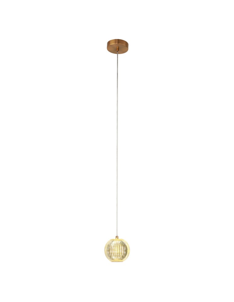 Light Prestige Lampa wisząca Brillant 1 złota LED CCT LP-3303/1P GD