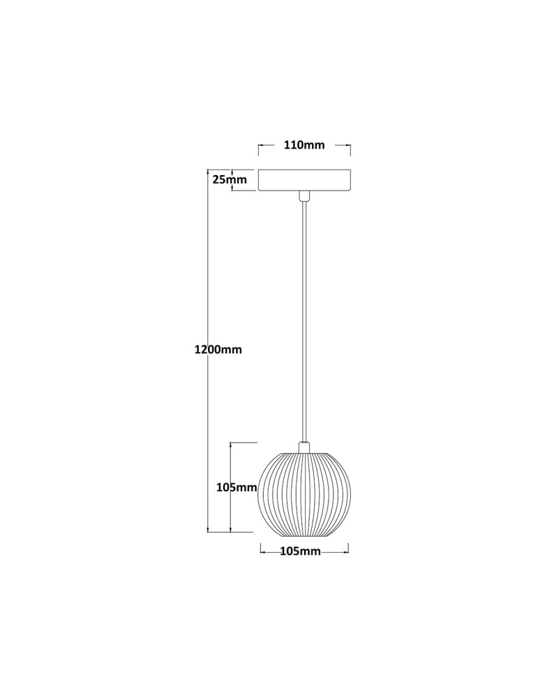 Light Prestige Lampa wisząca Brillant 1 złota LED CCT LP-3303/1P GD