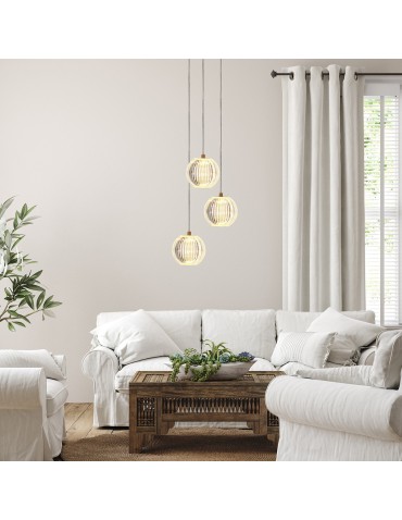 Light Prestige Lampa wisząca Brillant 3 złota LED CCT LP-3303/3P GD - produkt 2