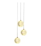 Light Prestige Lampa wisząca Brillant 3 złota LED CCT LP-3303/3P GD Light Prestige Lampa wisząca Brillant 3 złota LED CCT LP-3303/3P GD