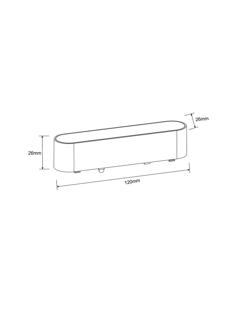 Lampy do szyn magnetycznych - Light Prestige Reflektor Magnetic Slim Lumo 6W LED 4000K biały LP-646-MAG SLIM 6W 4WH - product kolory-swiatla.pl 3