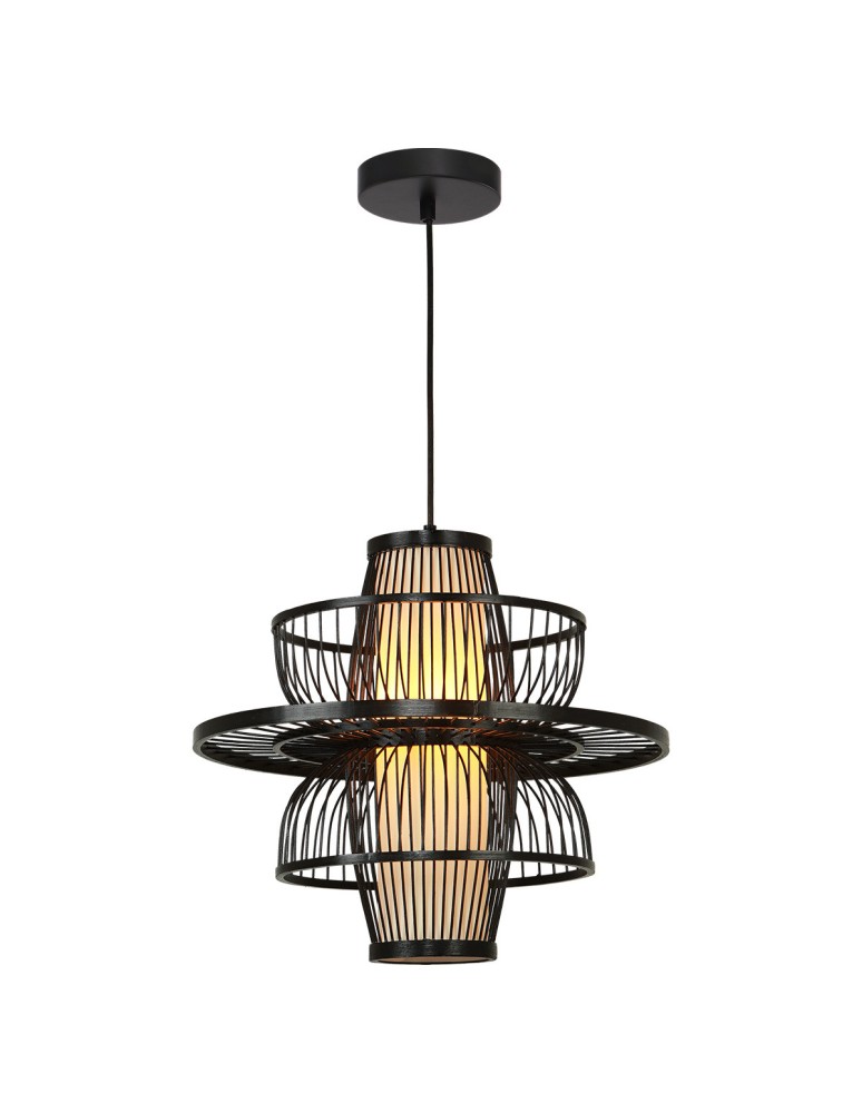 Light Prestige Rattanowa lampa wisząca Astra czarna 1xE27 LP-3110/1P BK Light Prestige Rattanowa lampa wisząca Astra czarna 1xE27 LP-3110/1P BK