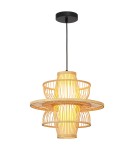 Lampy wiszące boho - Light Prestige Rattanowa lampa wisząca Astra naturalna 1xE27 LP-3110/1P NT - product 4