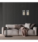 Lampy wiszące na listwie - Light Prestige Podwójna lampa wisząca Nivio dymna 2xE27 LP-2811/2L AM - product 2
