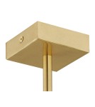 Lampy wiszące w stylu Hampton - Argon ABBANO żyrandol 5 pł. 5x7W (max) biały mosiądz szczotkowany 2132 - product 7