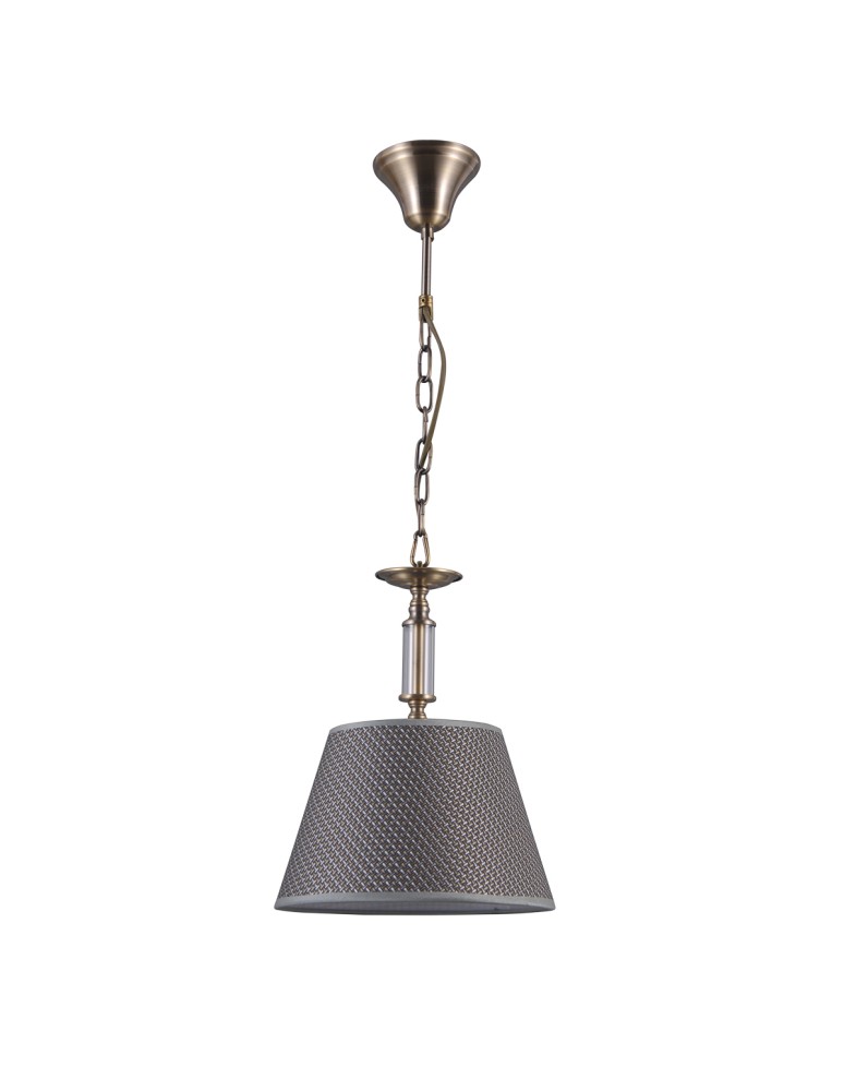 Lampy wiszące - ITALUX ZANOBI Wisząca Szary 1xE14 PND-43272-1 - produkt kolory-swiatla.pl 1