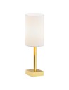 Argon ABRUZZO lampa stołowa 1 pł. 1x7W (max) biały mosiądz szczotkowany 8030