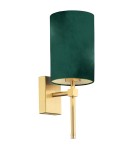 Kinkiety nowoczesne - Argon ABRUZZO kinkiet 1 pł. 1x7W (max) zielony mosiądz szczotkowany 8109 - product 1