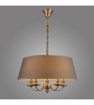 Lampy wiszące w stylu nowojorskim - ITALUX ZANOBI Wisząca Szary 5xE14 PND-43272-5A - product 2