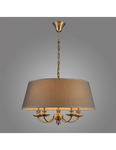 ITALUX ZANOBI Wisząca Szary 5xE14 PND-43272-5A - produkt 2