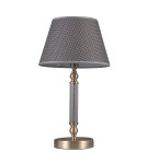 Lampy stołowe z abażurem - ITALUX ZANOBI Biurkowa Szary 1xE14 TB-43272-1 - product 1