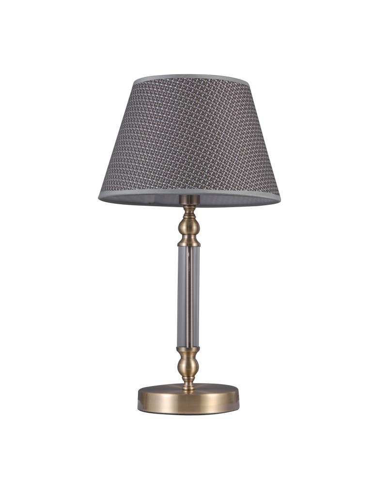 Lampy stołowe z abażurem - ITALUX ZANOBI Biurkowa Szary 1xE14 TB-43272-1 - produkt kolory-swiatla.pl 1