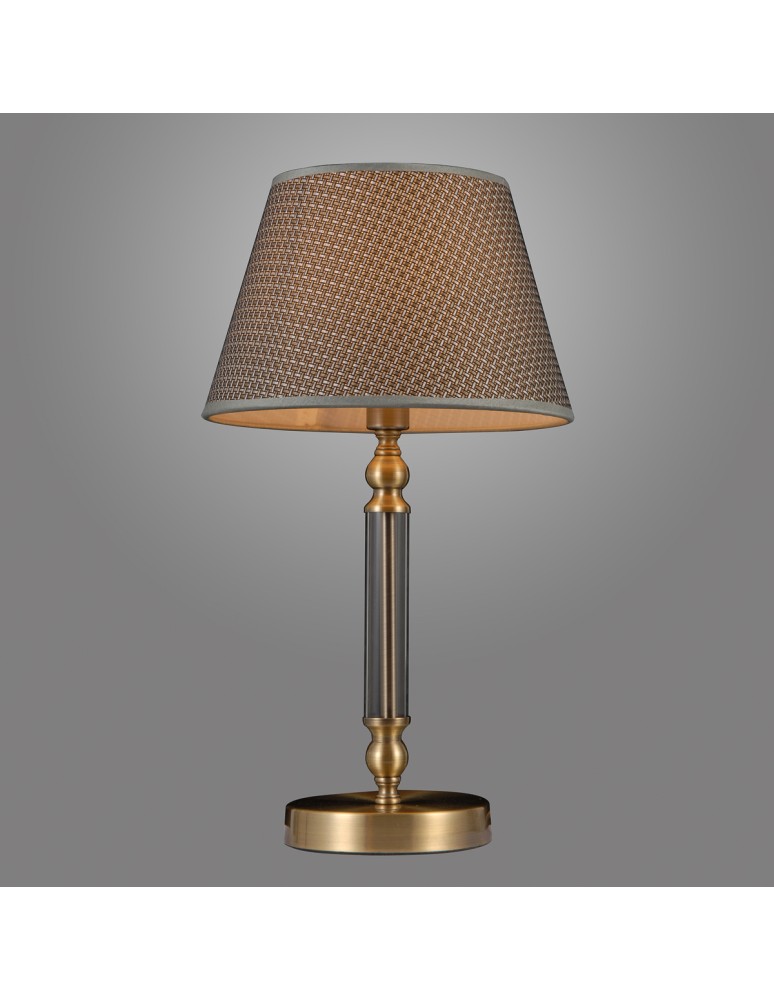 Lampy stołowe z abażurem - ITALUX ZANOBI Biurkowa Szary 1xE14 TB-43272-1 - product kolory-swiatla.pl 2