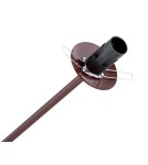Argon ABSOS 1842 lampa wisząca 4 pł. klosze biało-brązowe (marmurek), stelaż czekoladowy brązowy szkło, stal lakierowana Argon ABSOS 1842 lampa wisząca 4 pł. klosze biało-brązowe (marmurek), stelaż czekoladowy brązowy szkło, stal lakierowana