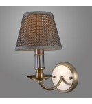 Kinkiety - ITALUX ZANOBI Kinkiet Szary 1xE14 WL-43272-1 - product 2