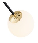 Argon ABSTRACT lampa wisząca 4 pł. 4x7W (max) opal mat czarny struktura 1696 Argon ABSTRACT lampa wisząca 4 pł. 4x7W (max) opal mat czarny struktura 1696
