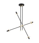 Argon ABSTRACT lampa wisząca 4 pł. 4x7W (max) opal mat czarny struktura 1696 Argon ABSTRACT lampa wisząca 4 pł. 4x7W (max) opal mat czarny struktura 1696