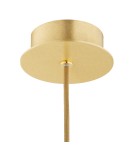 Lampy wiszące pojedyncze - Argon ALMIROS 8448 lampa wisząca 1 pł., duża, klosz biało-brązowy (marmurek), elementy mosiądz szkło, mosiądz, oplot baw - product 4