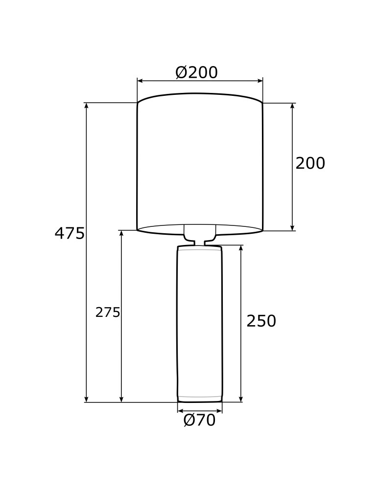 Argon ALMADA lampa stołowa 1 pł. 1x15W (max) biały czarny struktura 4233 Argon ALMADA lampa stołowa 1 pł. 1x15W (max) biały czarny struktura 4233