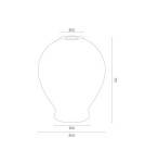 Argon AMARYLIS lampa stołowa 1 pł. 1x15W (max) opal mat 4095 Argon AMARYLIS lampa stołowa 1 pł. 1x15W (max) opal mat 4095