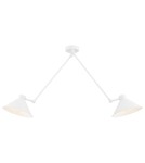 Lampy wiszące - Argon ALTEA lampa wisząca 2 pł. 2x15W (max) biały struktura 861 - product 1