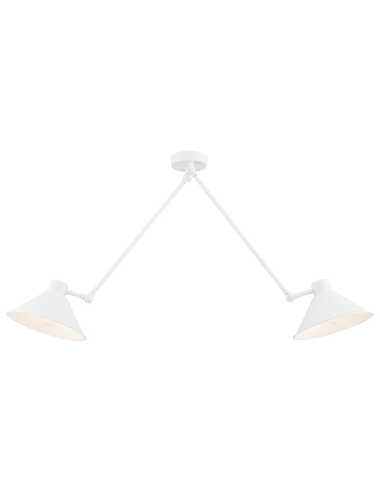 Argon ALTEA lampa wisząca 2 pł. 2x15W (max) biały struktura 861