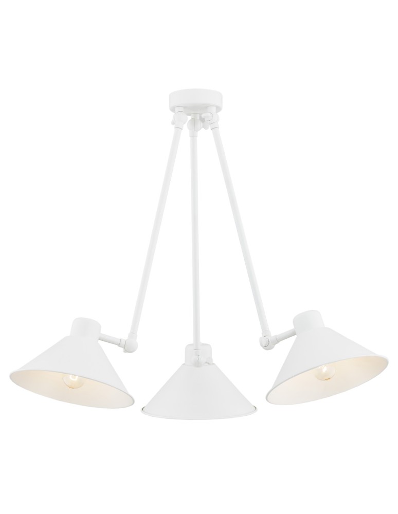 Argon ALTEA lampa wisząca 3 pł. 3x15W (max) biały struktura 1451 Argon ALTEA lampa wisząca 3 pł. 3x15W (max) biały struktura 1451