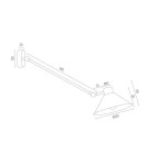 Argon ALTEA kinkiet 1 pł. 1x15W (max) czarny struktura 4072 Argon ALTEA kinkiet 1 pł. 1x15W (max) czarny struktura 4072