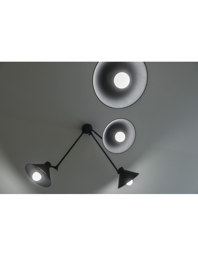 Lampy wiszące - Argon ALTEA lampa wisząca 3 pł. 3x15W (max) czarny struktura 1452 - product kolory-swiatla.pl 2