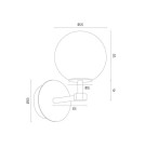 Kinkiety kule - Argon ARUBA 8500        szkło, mosiądz - product 7