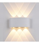 Kinkiety zewnętrzne - ITALUX GILBERTO Kinkiet Biały LED 3000K IP54 PL-232W - product 1