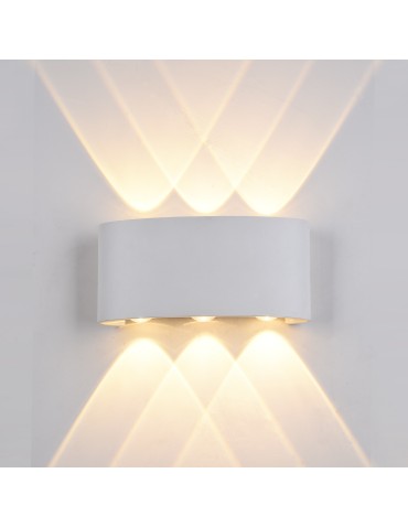 ITALUX GILBERTO Kinkiet Biały LED 3000K IP54 PL-232W
